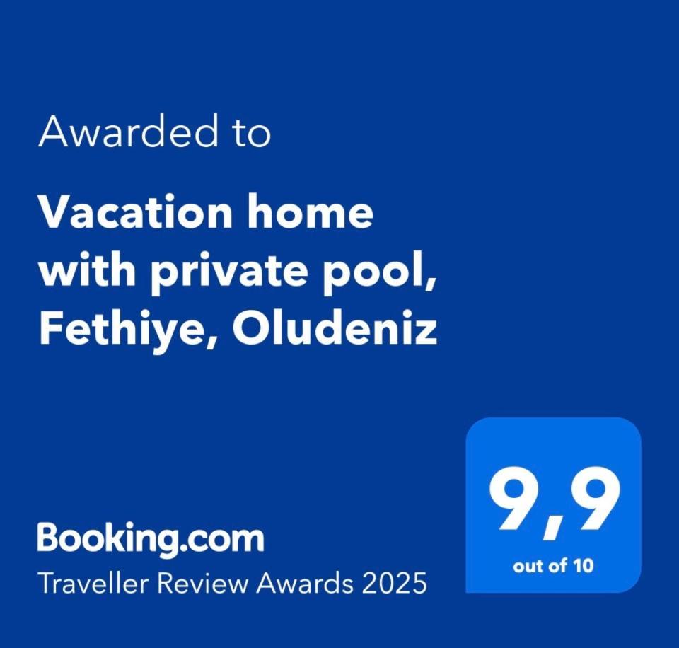 Vacation Home With Private Pool, Fethiye, Oludeniz Cedit Dış mekan fotoğraf